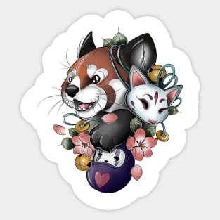 red panda Sticker